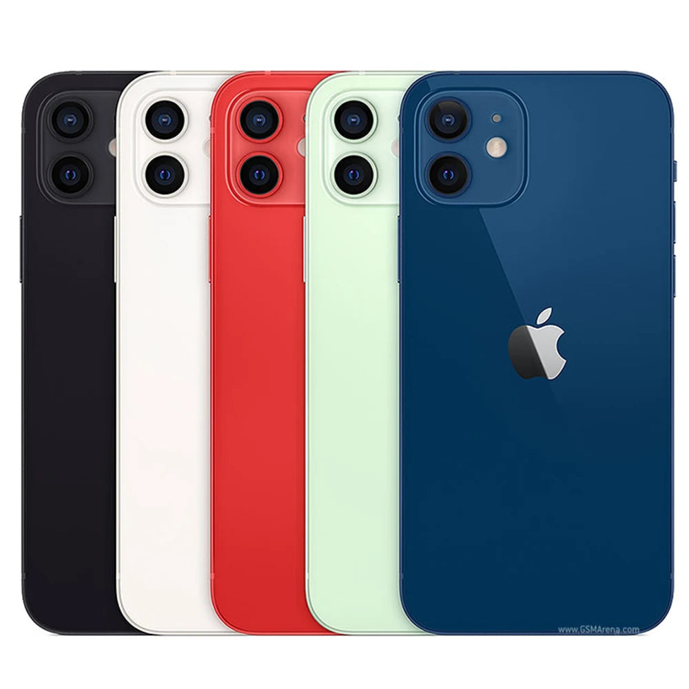 Unlocked Apple iPhone 12 Mini Genuine RAM 4GB ROM 64/128/256GB A14 IOS Face ID NFC 5G Cell Phone