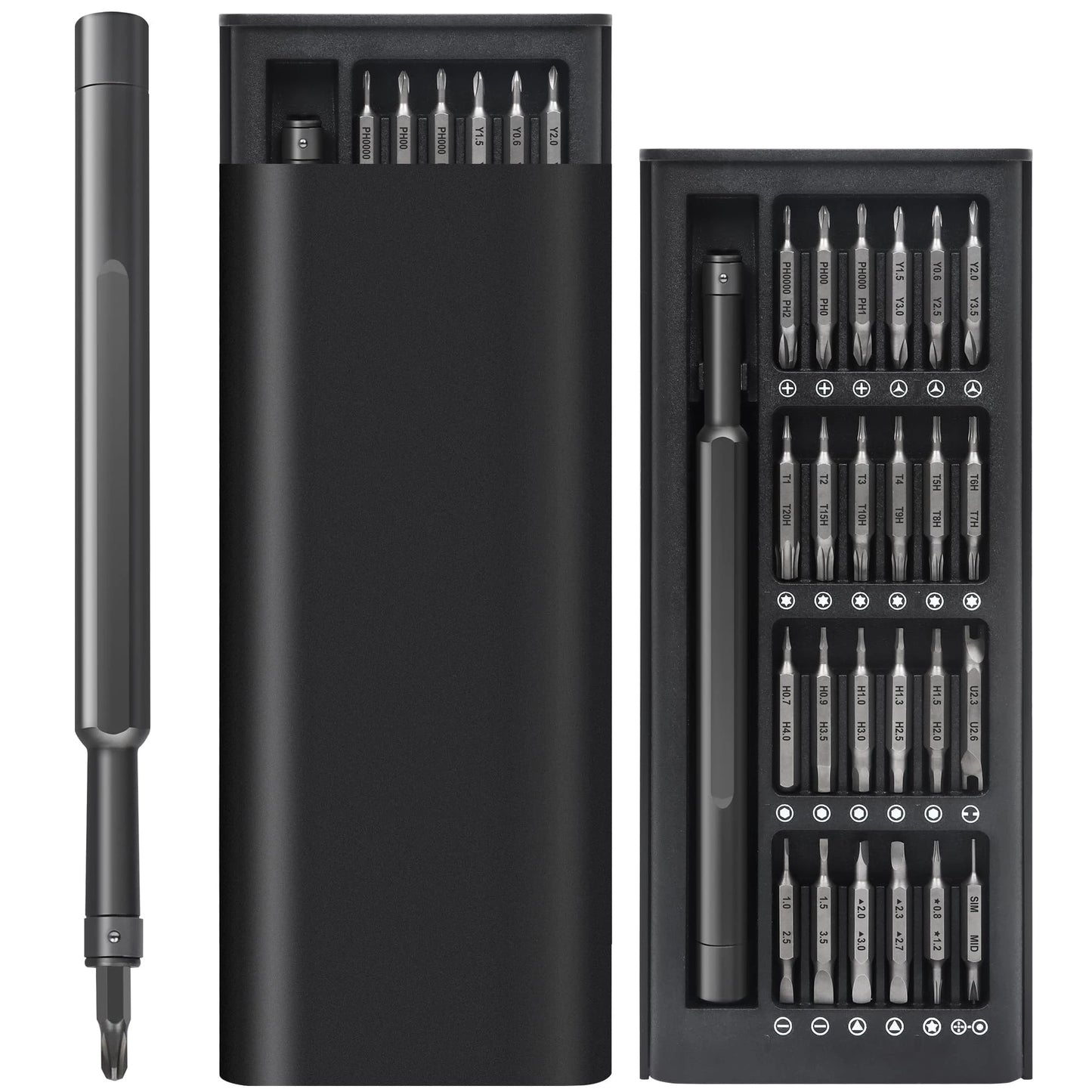 FANACAN Precision mechanic screwdriver set, mini tool set with Torx T5 T6 T8 T9 T10, etc., repair kit for iPhone, iPad, Macbook, Switch, PS4, PS5, Xbox, laptop, computer, PC, glasses, watches, etc