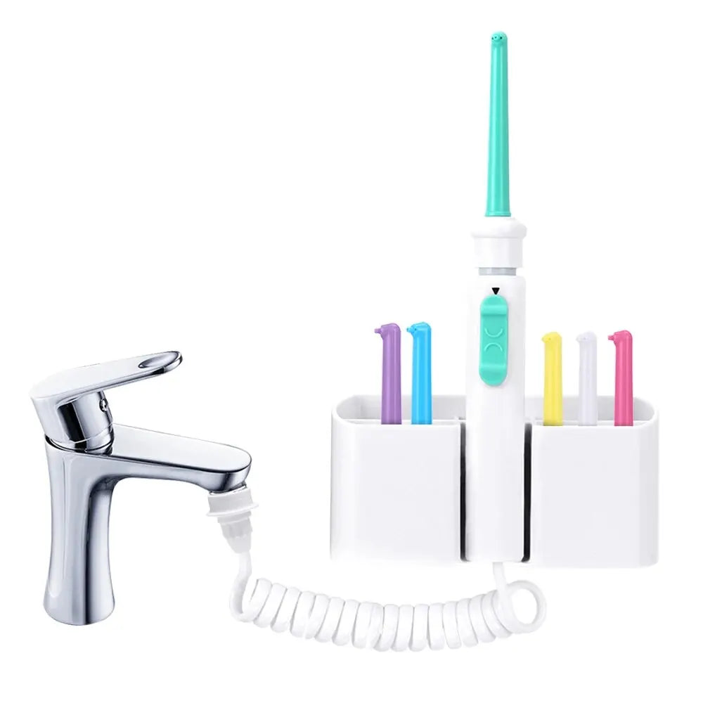 New Faucet Oral Irrigator Portable Teeth Cleaner Dental Water Flosser Pressure Adjustable Water Pick Jet Flossing No Charge Need